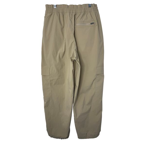 Athleta Cascade Cargo Pants Beige Tan Nylon Joggers Utility Hiking Size S - Picture 4 of 12